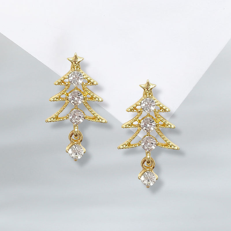 Wholesale Christmas Collection Asymmetrical Earrings